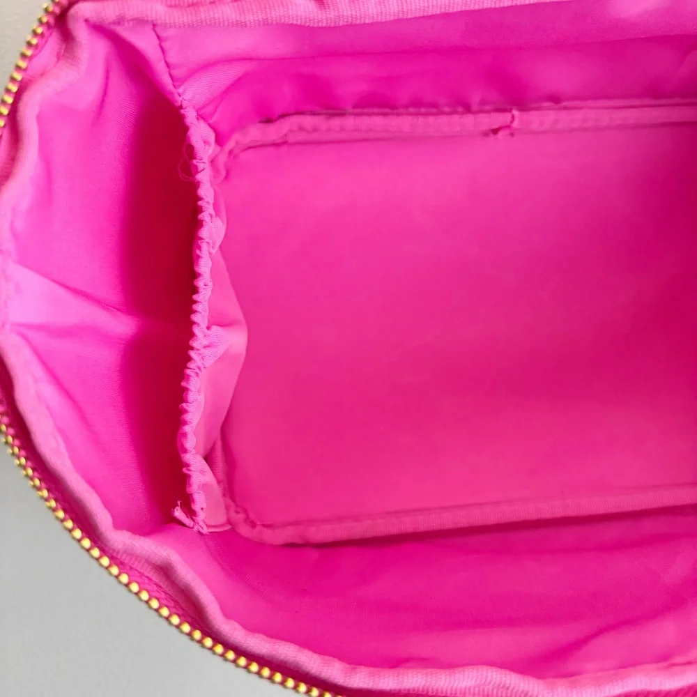 WICKED X Katie Kime Makeup Cosmetic Train Bag NWT HTF Pink Toile Glinda OZ - Picture 12 of 15